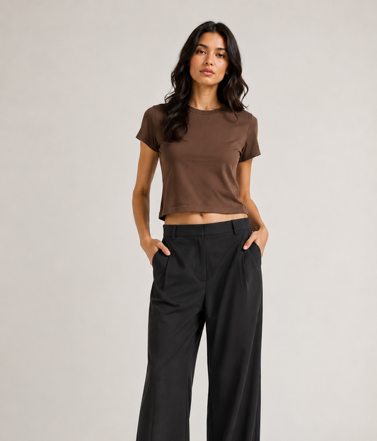 Ribbed Tee